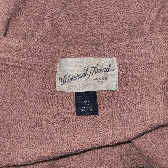 Universal Thread Pink Sleeveless Relaxed Tank Top - Picture 4 of 4